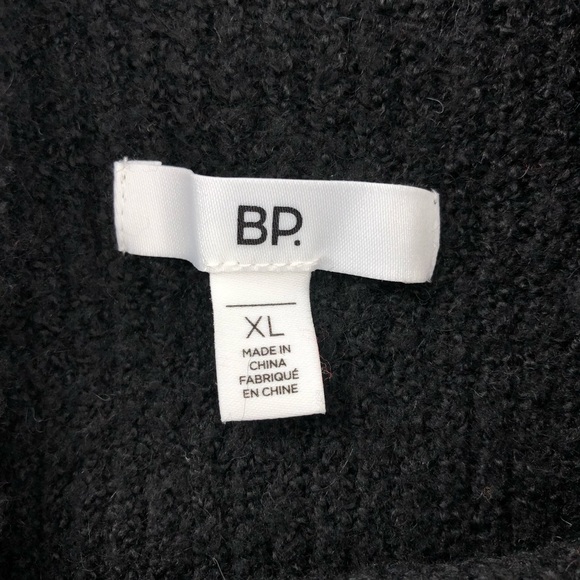 BP. Black Knit Turtleneck Sweater, NWT, Size XL - Picture 6 of 8